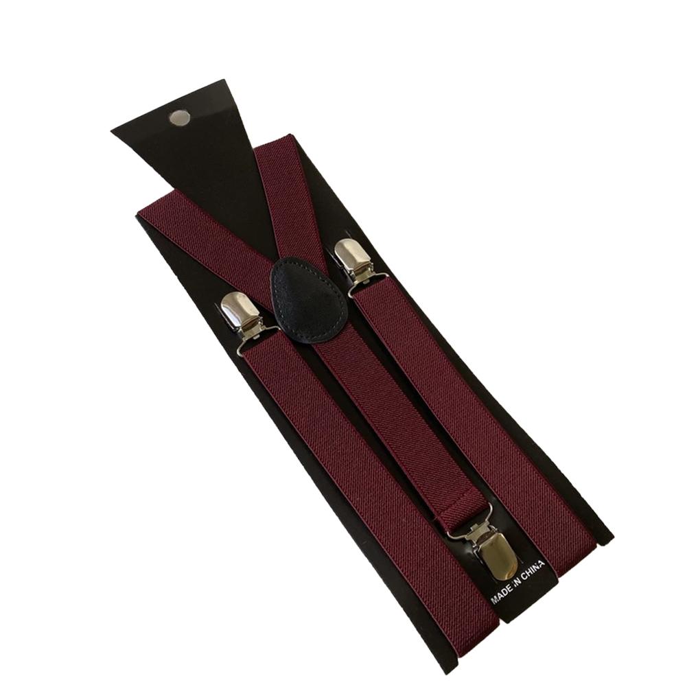 Suspenders For Men Pants Apparel Adult Suspender Man Shirt Dress Women Wedding Party Solid Colors Suit Skirt With Braces Straps