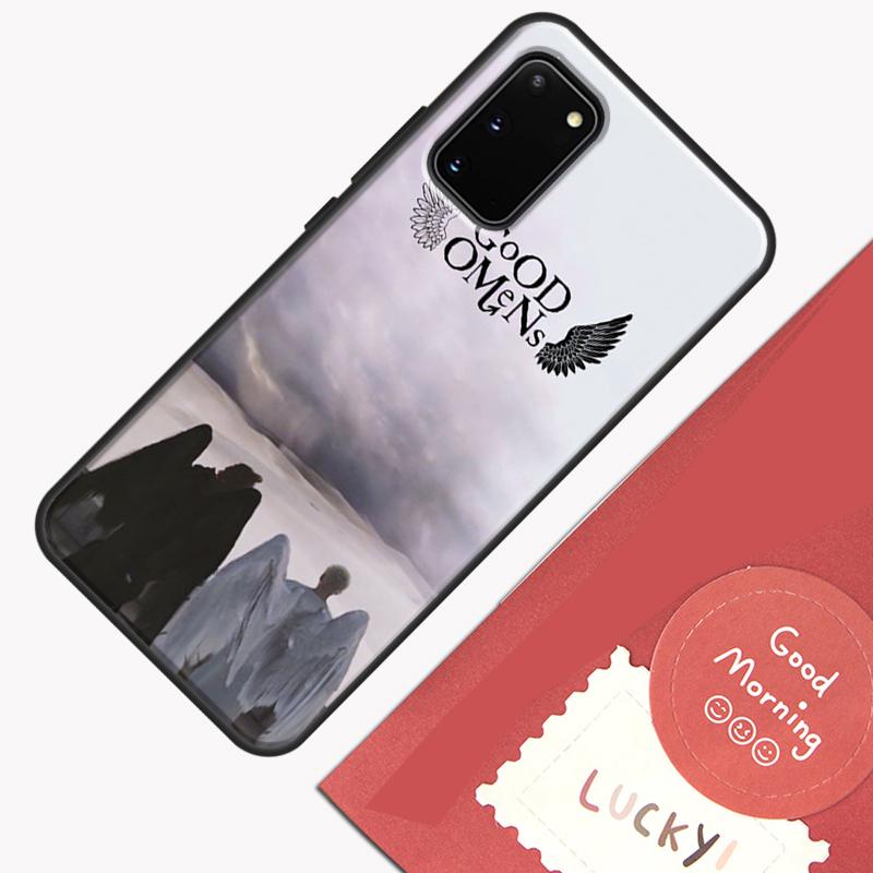 Good Omens Phone Case For Samsung Galaxy S26 S25 S24 S20 S21 S22 S23 Ultra S10 Plus S25 FE Cover Shell