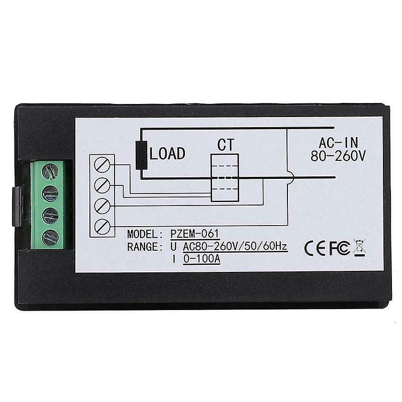Digital Display Multimeter Voltage Current Power Electric Energy Meter PZEM-061