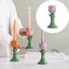 Handmade Flower-shaped Candlestick Nordic Style Desktop Tulip Ornament  Wedding Centerpiece