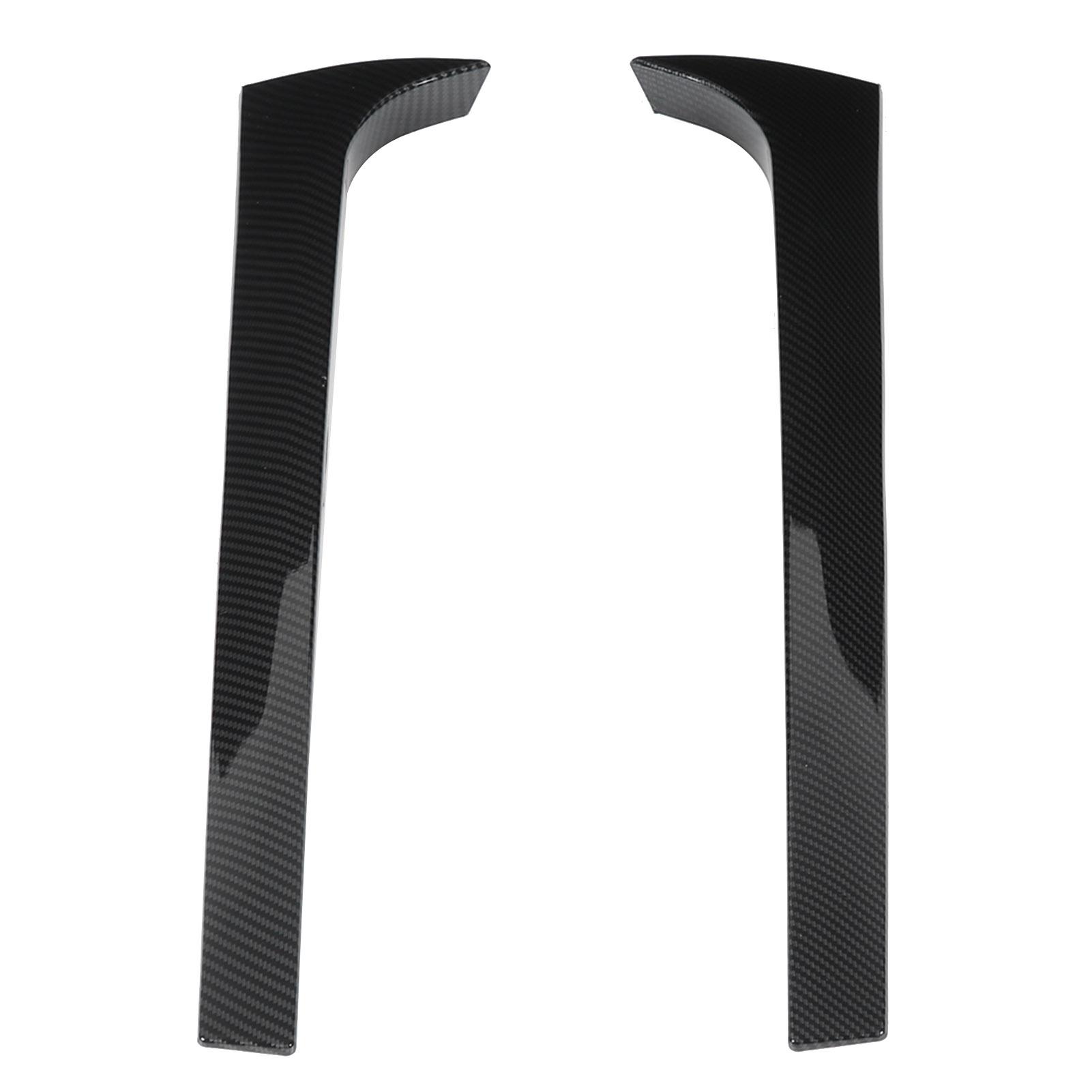 

2pcs Rear Window Side Spoiler Wing Carbon Fiber Style Replacement for Octavia Estate 2014‑2019