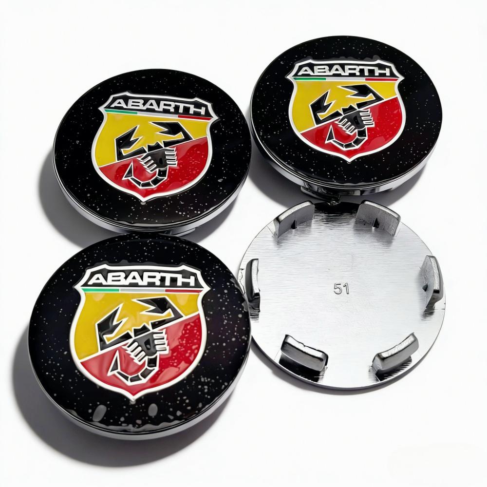 

4pcs Scorpion Logo Emblem Badge Car Wheel Center Caps 51MM Clips 46MM Rim Hubcaps Dust Cover Wheels Hub Cap Replace Accessories Scorpion Badge&51MM&4pcs Wheel Caps