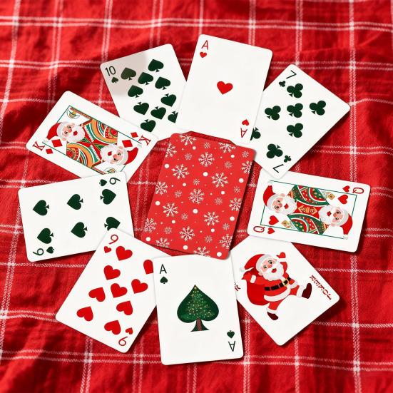 36925 Sets Weihnachts-Pokerkarten Weihnachten Weihnachtsmann Thema Kartenspiel Kinder