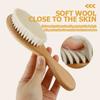 1Set Brush and Wooden Comb Set for Newborns Natural Hair Care Detangling Scalp Stimulation Gentle Shower