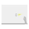 Concise ruler color triangle ruler set 15cm yellow 118435