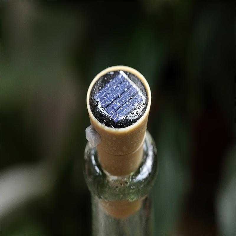 Solar Bottle Stopper String Lights