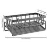 Carbon Steel Kitchen Shelf Rag Storage Drainage Shelf Storage Rack Home Spice Sink Drainage Dish Drying Rack Kitchen Accessories
