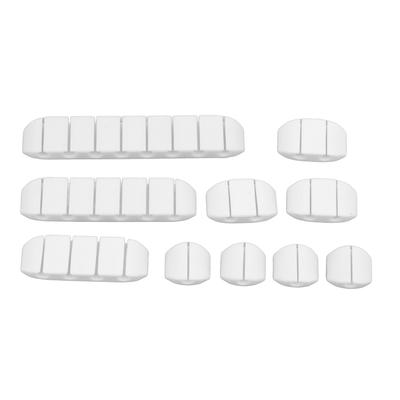 10 Pcs Clips de Tri de Câbles de Données de Bureau Fixation de Fil Organisateur de Câbles Gestion de Câbles pour Bureau Voiture