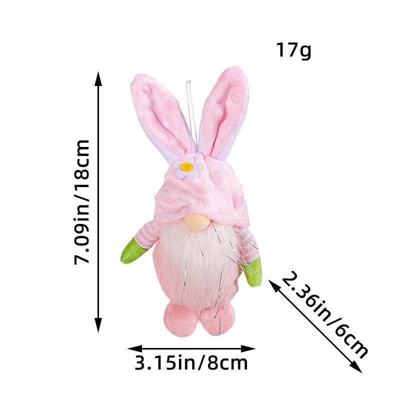 Velikonoční Králíček Gnóm Barevný Králíček Plyšový Závěsný Sváteční Party Potřeby Plyšový Králík Goblin Dekorace Pro Obývací Pokoj Poličku Dům