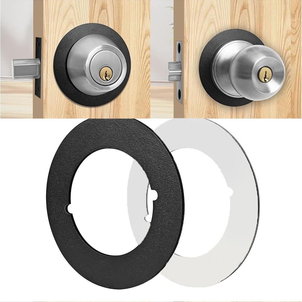 Stylish Door Handle Repair Plate for Modern Decor in Matte Black or White