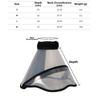 Breathable Dogs Comfy Cones Adjustable Neck Protection Cover  Sterilization