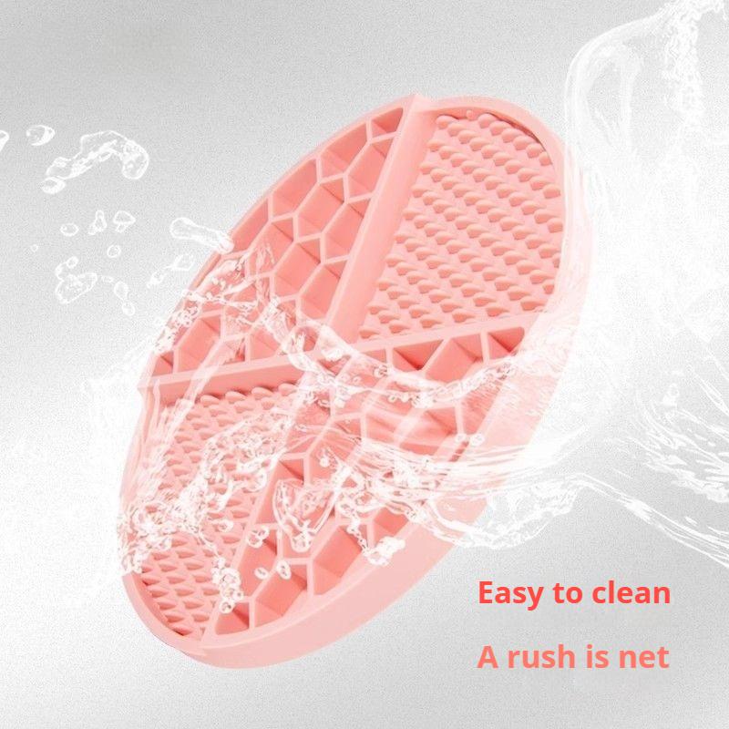 Haustiermatte für langsames Fressen, Futterutensilien mit Saugknöpfen, Hundenapf, Katzennapf, Leckmatte, Anti-Schling-Futter, Zubehör für langsame Fressmatte