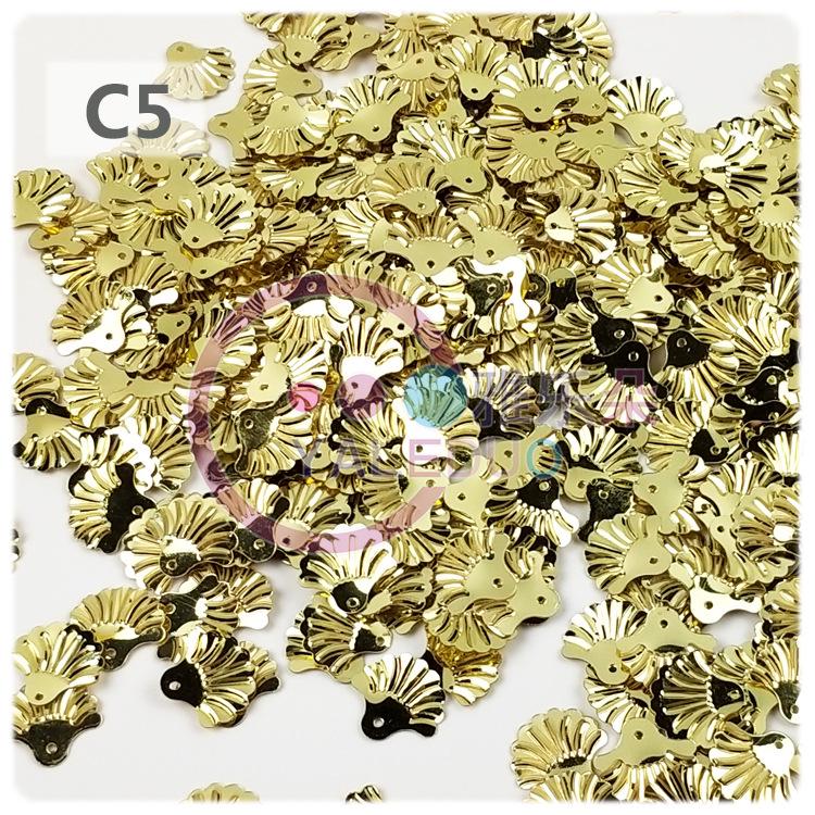 

Пайетки с одним отверстием 14x15 мм для изготовления украшений, аксессуаров, одежды, серег, браслетов и декора своими руками 20g per pack