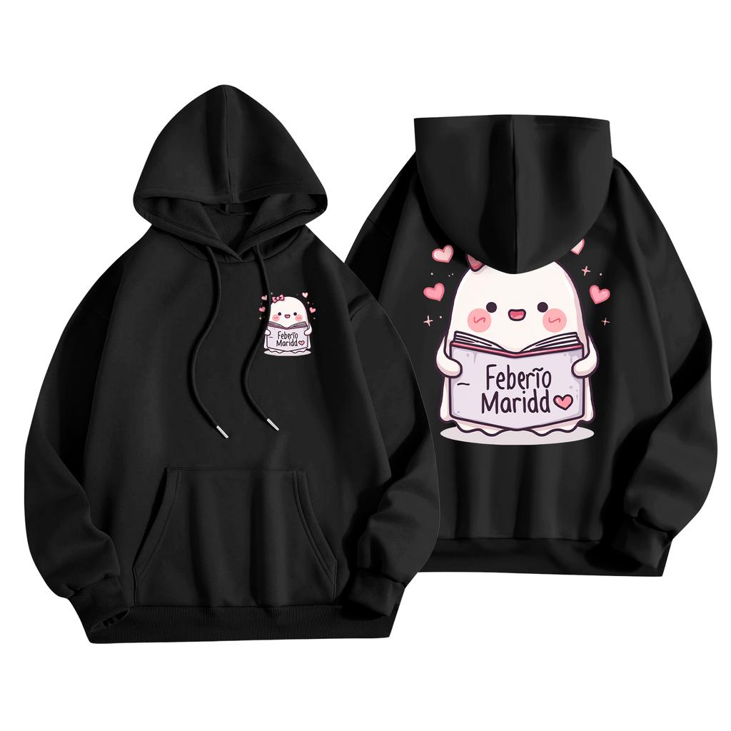 Children's Casual Fashion Halloween Print Long-Sleeved Hooded Sweatshirt