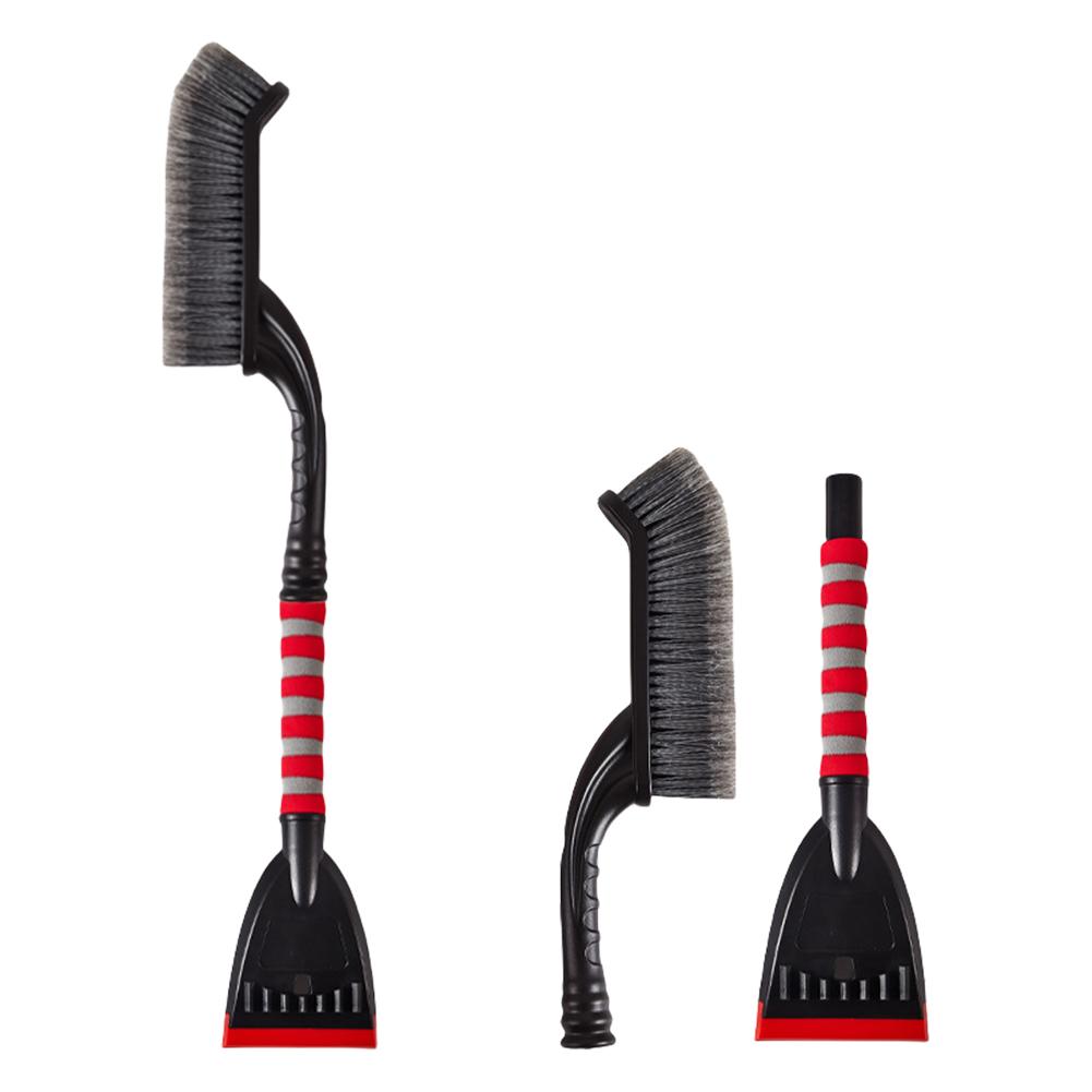 Car Snow Brush and Ice Scraper Auto Windshield Snow Cleaning Tool Detachable Design Snow Shovel Long Foam Grip for Cars