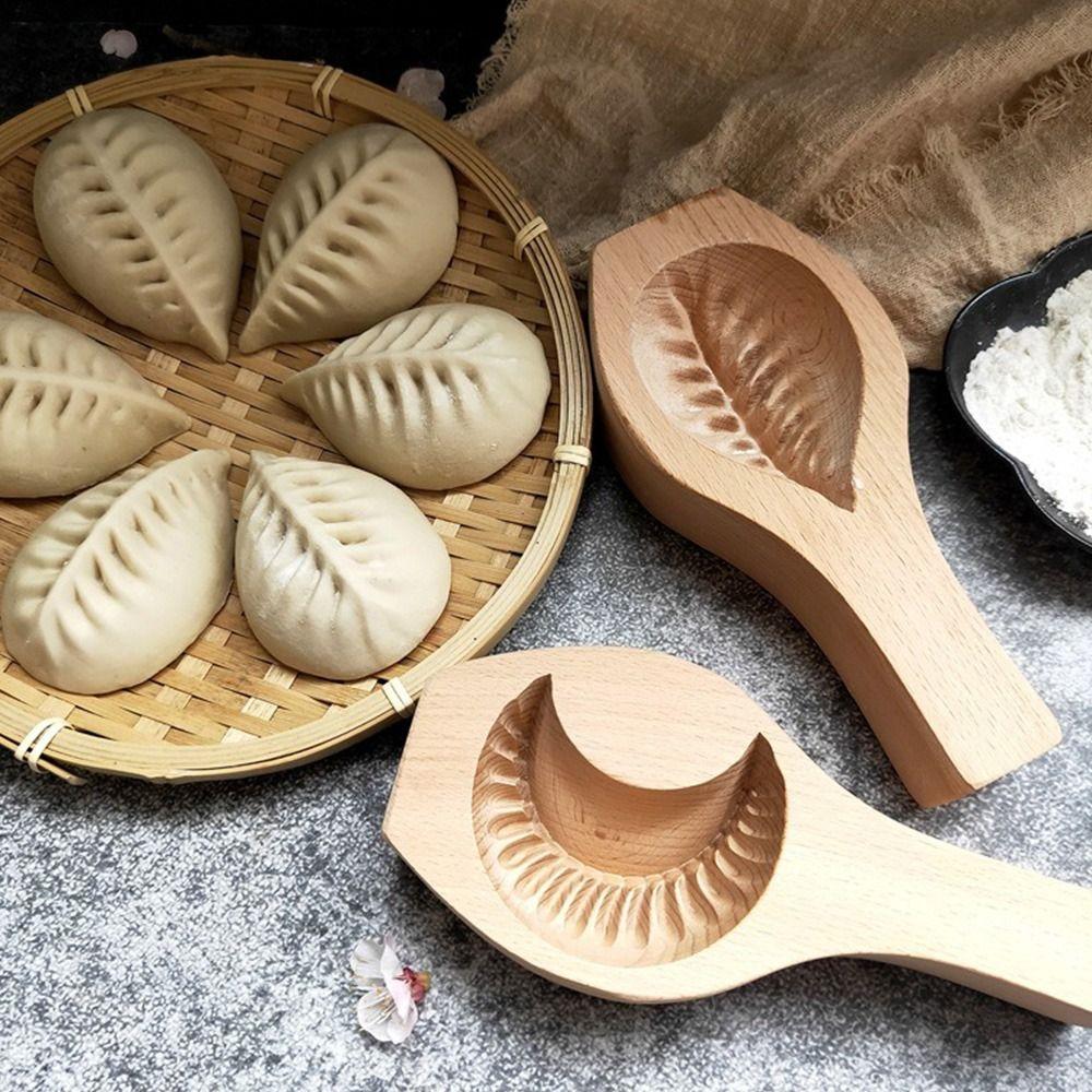 Wooden Steamed Bun Mold Multipurpose Cookie Baking Tool Useful Mooncake Mold DIY Baking