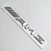 Car Sticker For Mercedes Benz W204 W205 W176 W177 W212 W213 AMG Sticker Accessories 3D ABS Black Logo AMG Emblem Letters Car Tru