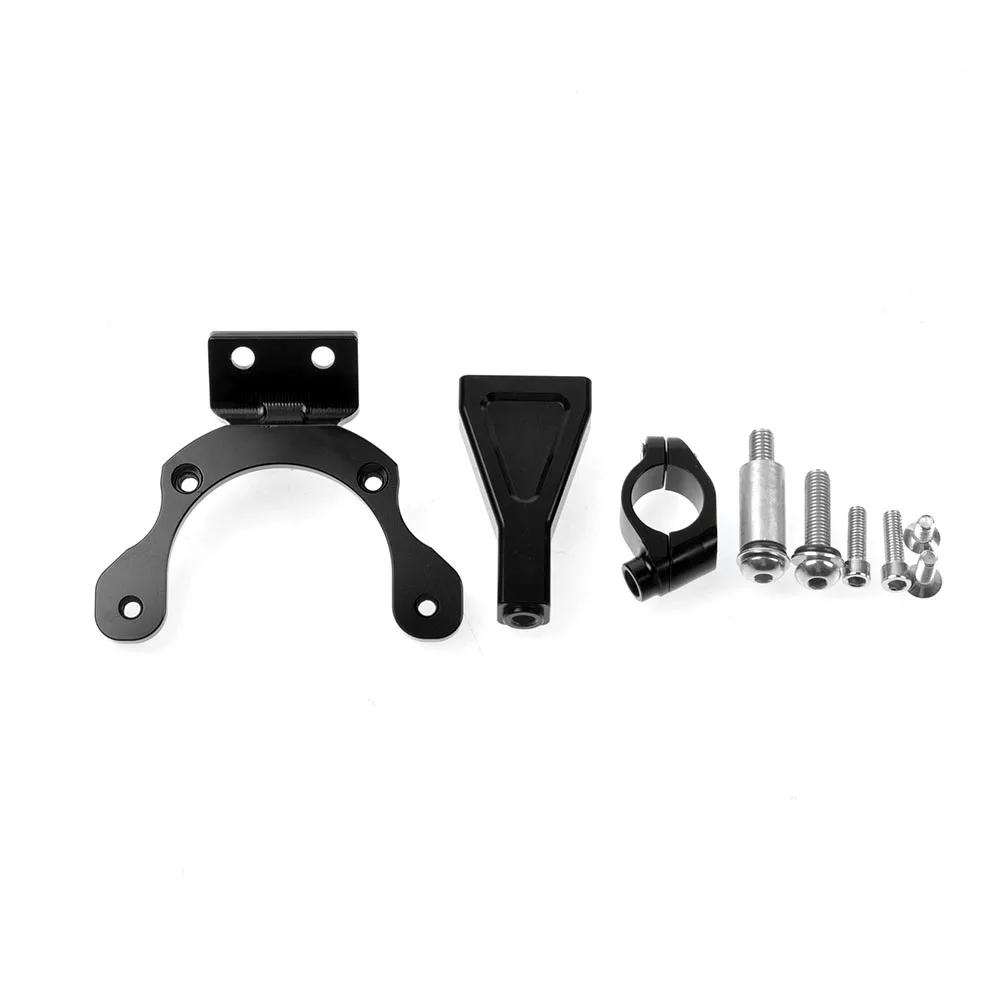 Fiber Carbon Steering Damper Stabilizer Motorcycle For Kawasaki Z900 Z 900 Dampers Mount Bracket Support Kit 2017 2021 2022 2023