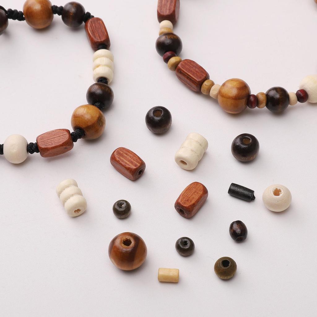 Multistyle Paulownia Wood Beads for DIY Bracelets & Necklaces: Handmade Accessories & Loose Beads