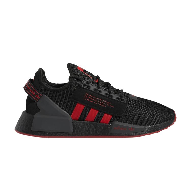 

adidas NMD_R1 V2 Black Vivid Red Men Sneakers Core-Black Carbon GY2071