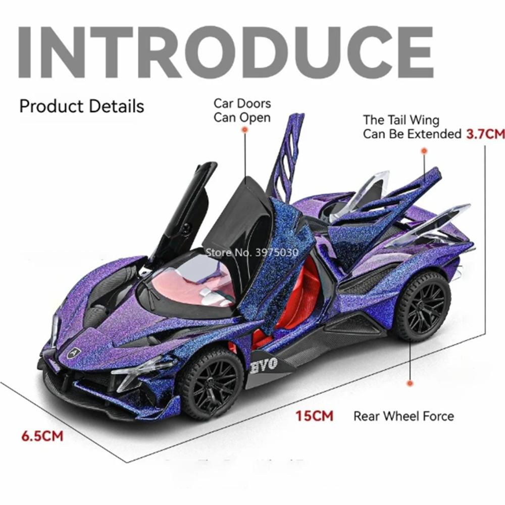 1:32 Apollo Evo Lambor Mansory Revuelto Miniatur Die-Cast Legierungsautos Modell Spielzeug Türen Öffnen Rückzieher Fahrzeuge Geschenke Für Bruder