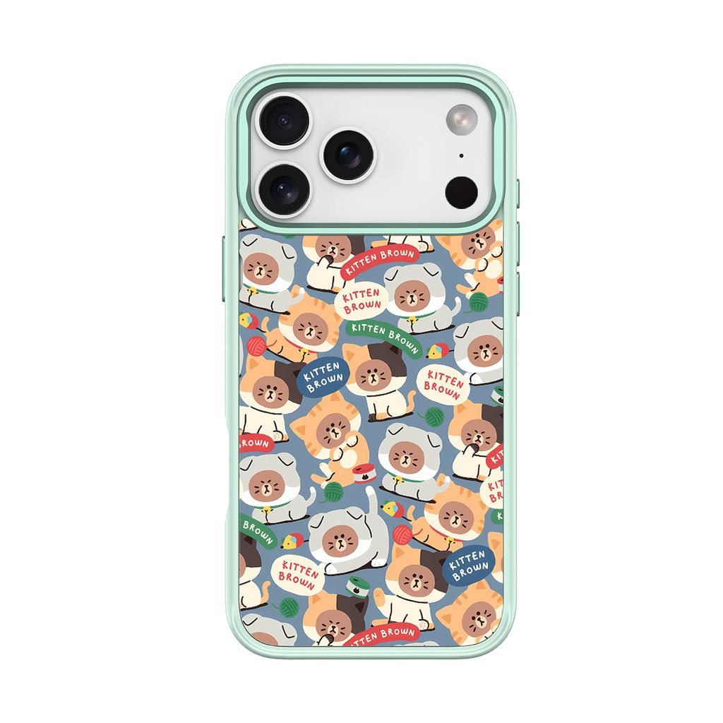 Applicable To Apple 17Pro Mobile Phone Case, Advanced Sense 16 Replaceable Back Plate 15promax Magnetic Mobile Phone Case, Small Bear.