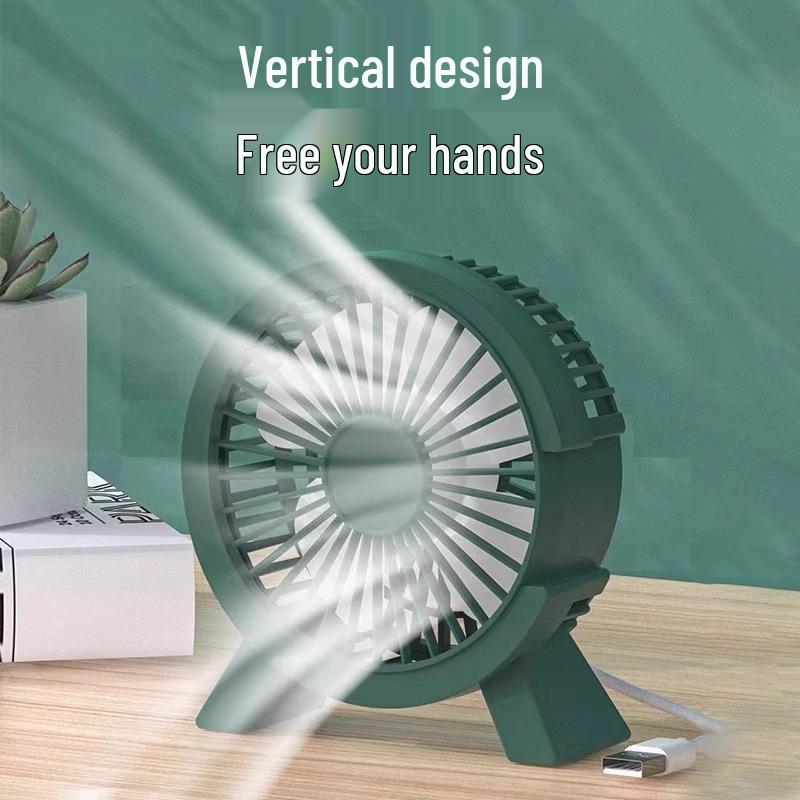 Ultra-Quiet Portable Mini Fan with Long Battery Life for Dorms and Desktops