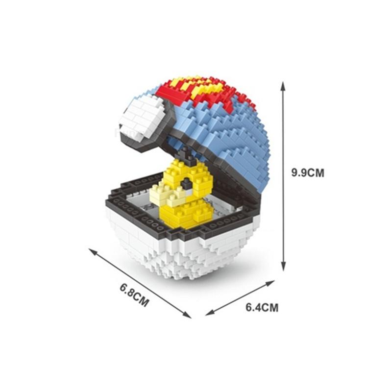 75 Style Building Blocks Assembly Anime Picachu Charizard Doll Blastoise Bulbasaur Gengar Bricks Figures Toy for Kid Gift