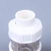 1 Pcs Aquarium Check Valves Non Return Anti-Siphon Fish Tank Lifting Check Valve 20/25/32Mm Transparent