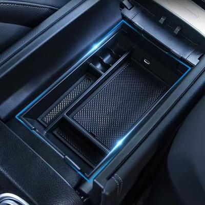 SHIFENG Center Console Armrest Storage Box Organizer Card Tray Holder Accessory for W206 C200 C220 C260 C300 2022 2023 2024 Mercedes-Benz C-Class