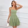 Spring and Summer New European and American Women's Clothing Sleeveless Suspender Holiday Dress Tube Top Casual Beach Dress