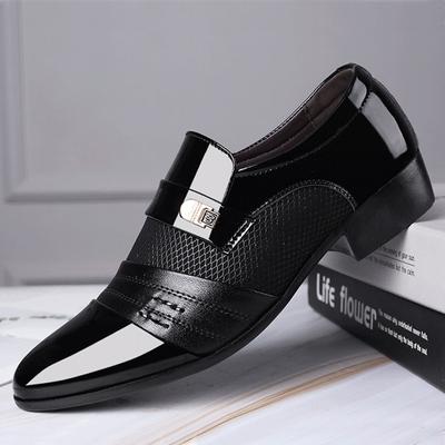 Fashion Slip On Men Dress Shoes Men Oxfords Fashion Business Dress Men Shoes Classic Leather Men'S Suits Shoes