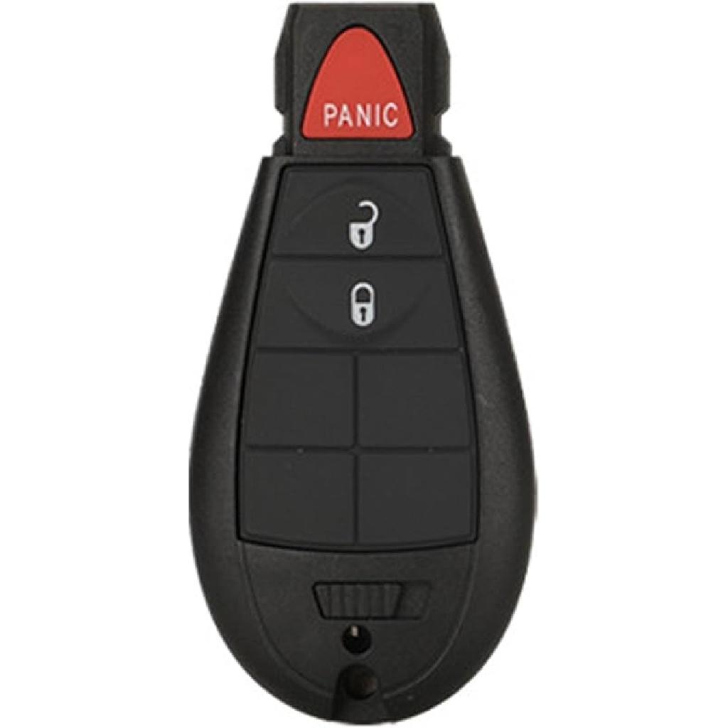 Replacement for Keyless Entry Remote Key Fob Shell Case Fit for 2013-2018 Dodge Ram 1500 2500 3500 (4-Button B)