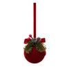 Christmas Flocked Bell Christmas Tree Ornamental Pendant