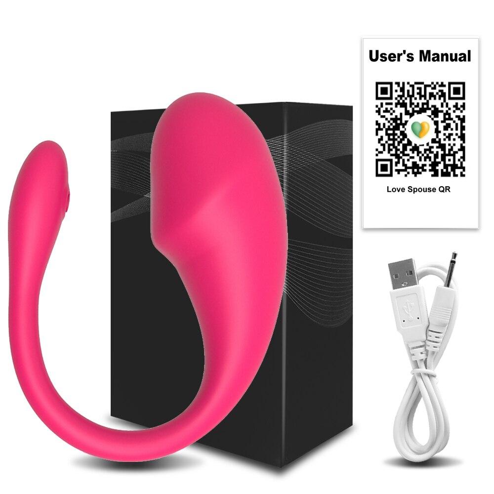 Women Wireless APP Remote Control Vibrator Love Egg Bluetooth Dildo Vibrator Female Wear Vibrating Panties Toy