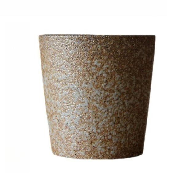 1PC Coarse Pottery Kiln Transformed Into Tea Cups Imitation Wood Fired Pottery Japanese Style Mug Tea Set Accessories 45ml