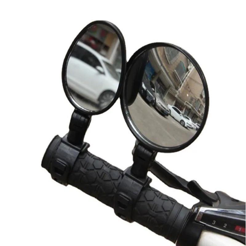 Bicycle Motorcycle Rearview Mirror Universal 360 Rotation Adjustable Round Ellipse Rear View Mirrors For Road Bike Accessories