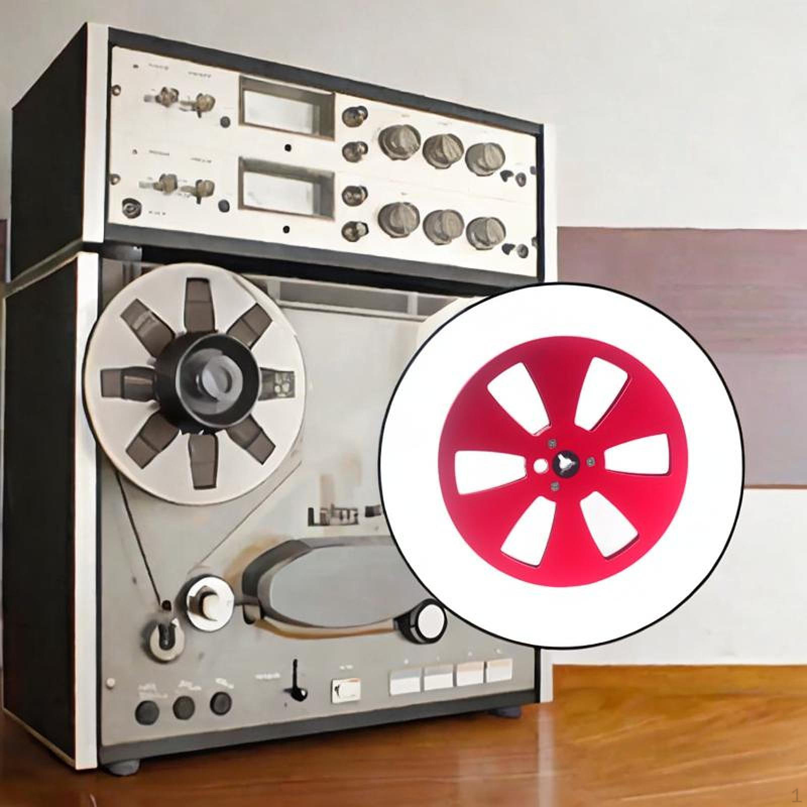 

1/4 7-дюймовый пустой открыватель ленты аудио портативная открывающая машина деталь из алюминиевого сплава Red