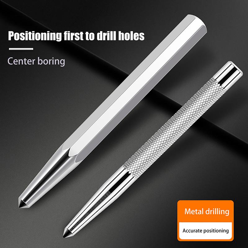 Centre Punch Metal Hardened Cr-V Steel Spot Dot Center For Metal Positioning Drill Hole Bit Drill Locator Hole Punch Hand Tools