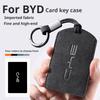 Wildleder NFC Smart Auto Schlüsselkarte Halter Schutzhülle Abdeckung Für BYD Seal Han EV Sealion 7 Song Plus Atto 3