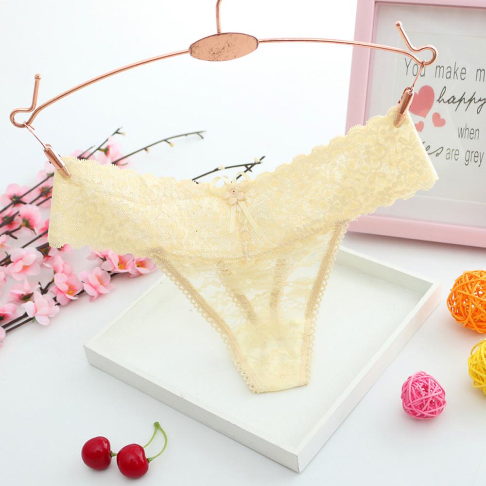 Women's Lace Lingerie Knickers G-string Thongs Panties Underwear Briefs