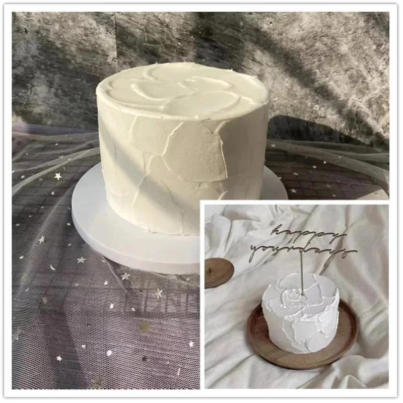 Fetta di Torta Simulazione Embione Falso 6/8 Pollici Crema Bianca Schiuma Decorazione Fai da Te Oggetto di Scena Vetrine Panetteria Baby Shower Photo Booth