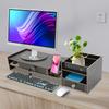 Monitor Stand for Desk, Computer Monitor Riser with Ergonomic Design, Office Organizer, Space Saving Desktop Shelf for Laptop