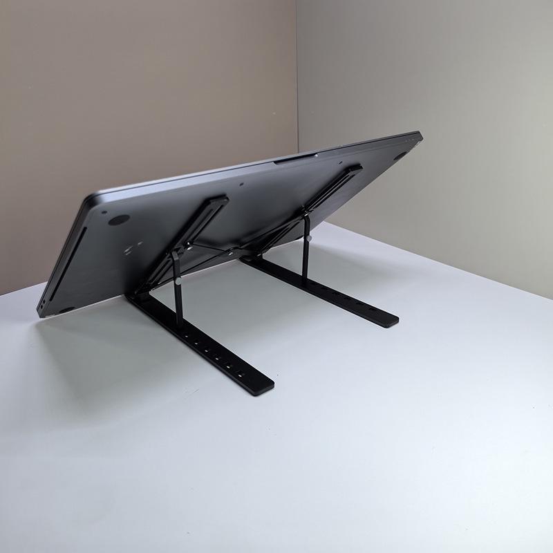 Foldable Aluminum Laptop Stand with Cooling Bracket (Not for domestic purchase)
