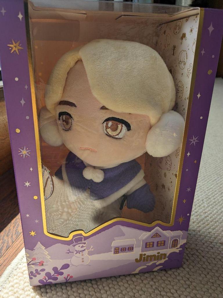 [USED] Jimin Plush Toy Purple Holidays JIMIN
