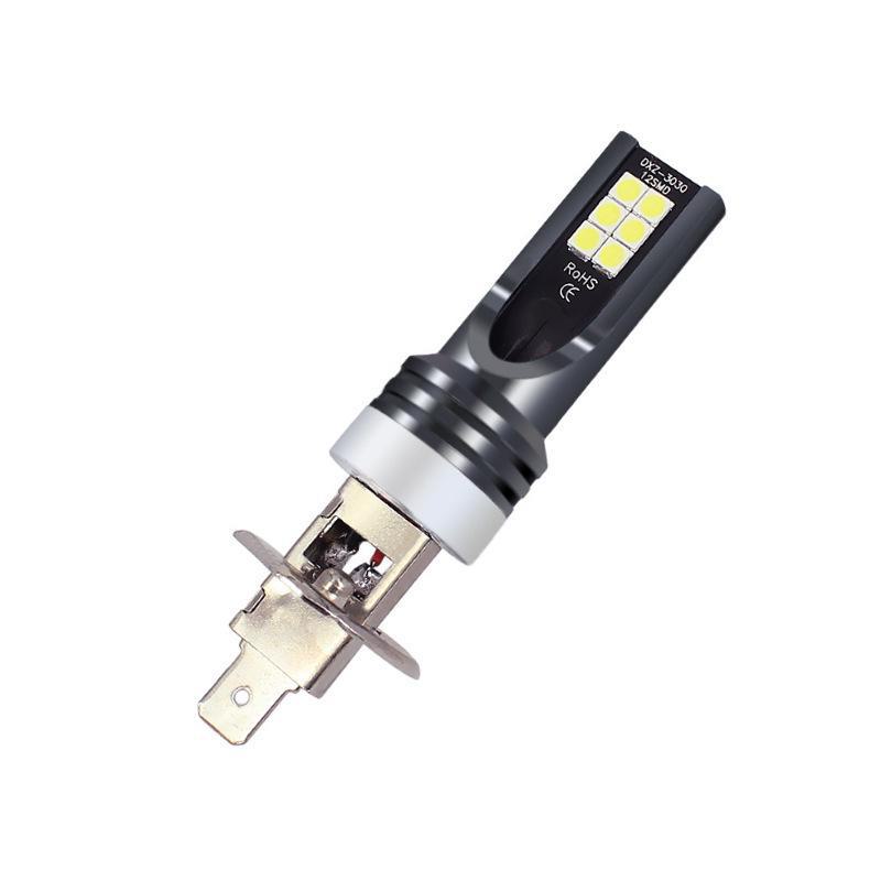 LED Car Bulb: H1 H3 3030 12SMD Front Fog Light & H4 H7 H8 H11 9005 Headlight.