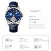 AILANG Neue Sternennachtlicht automatische mechanische Uhr Herrenuhr Blue Planet Watch
