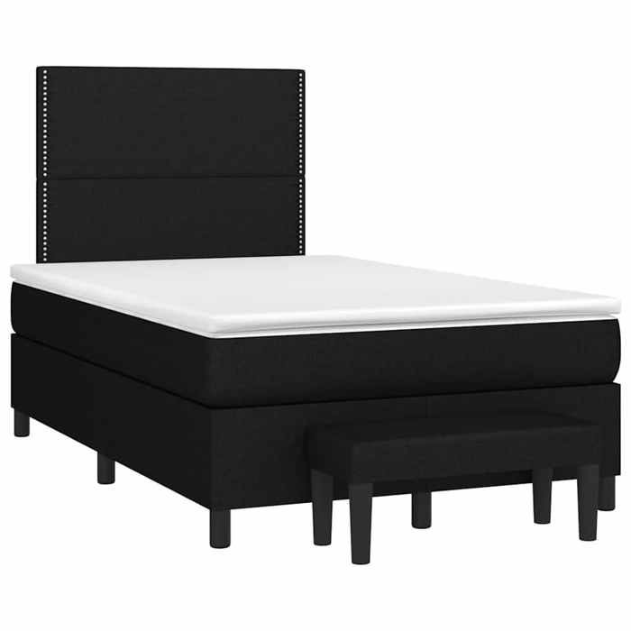 VidaXL Slat Bed Base with Mattress, Upholstered Bed, Double Bed, Adult Bedroom Interior Bed, Modern, 3270350
