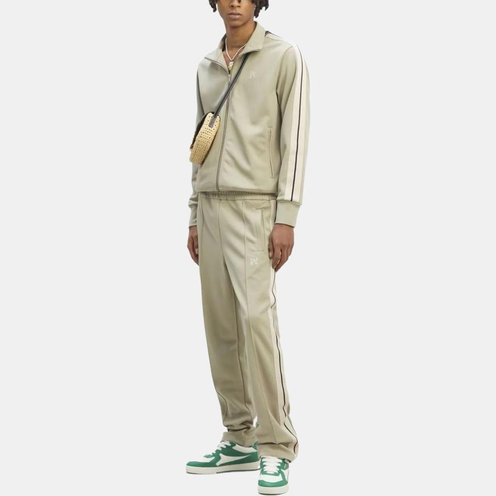 Palm Angels monogram-embroidered striped track pants Men's PMCJ020E23FAB0010703