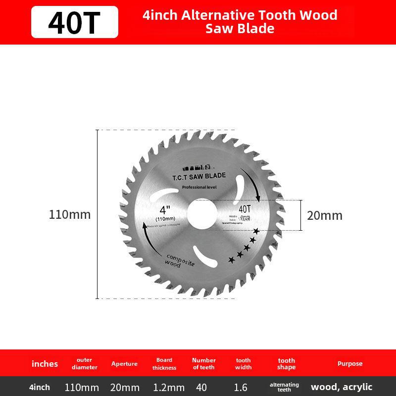 4-inch Circular Saw Blade for Woodworking & Metal Cutting, Multifunctional 7-inch Aluminum Alloy Blade